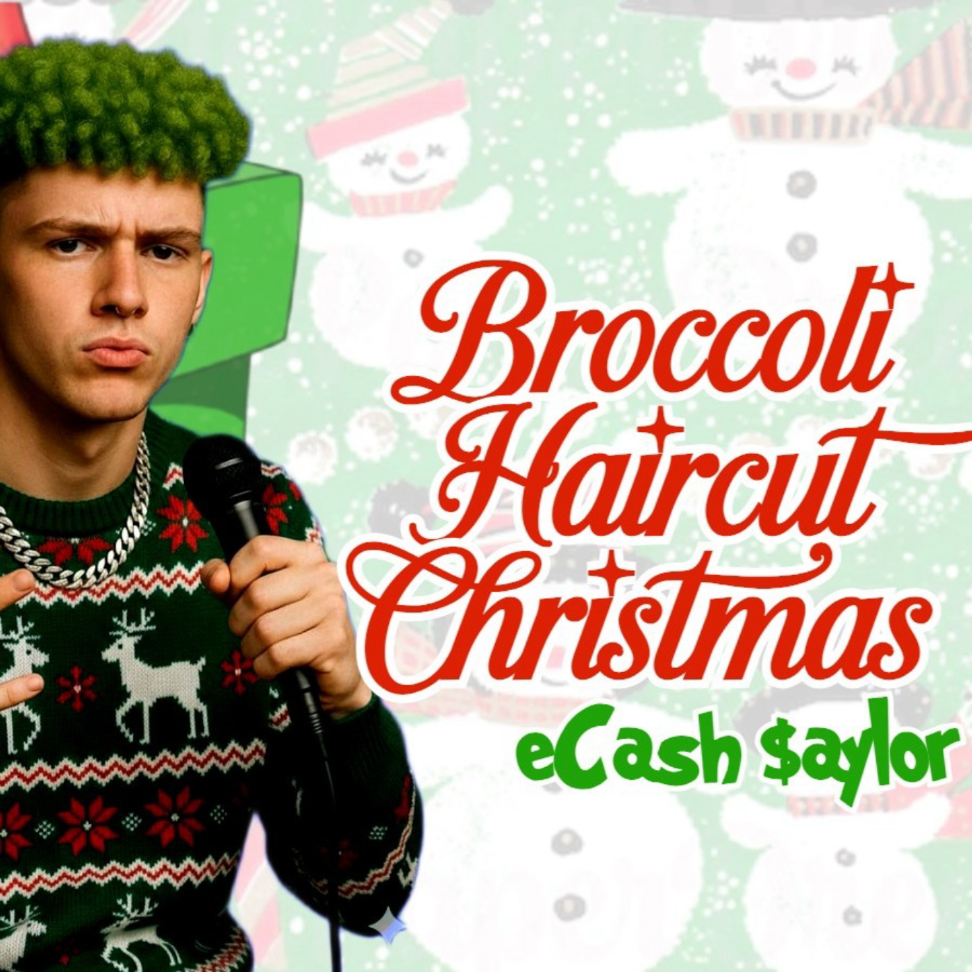 Broccoli Haircut Christmas cover
